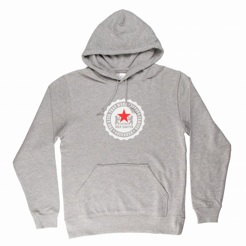 王冠プルオーバーパーカー（グレー）